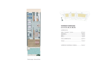 Bel Appartement Neuf T3 à Pilar de la Horadada