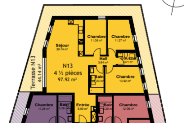 3 Bedrooms Flat, New flat