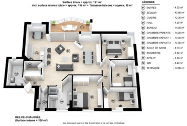 4 Bedrooms Flat, Apartment with garden