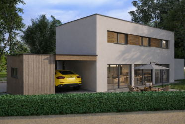 Maison individuelle contemporaine en bois