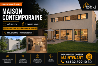 Maison individuelle contemporaine en bois