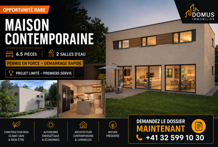 Maison individuelle contemporaine en bois