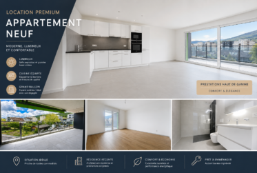 Bel appartement neuf de 2.5 pièces avec ascenseur à Delémont